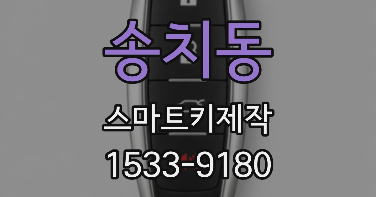 송치동 스마트키제작