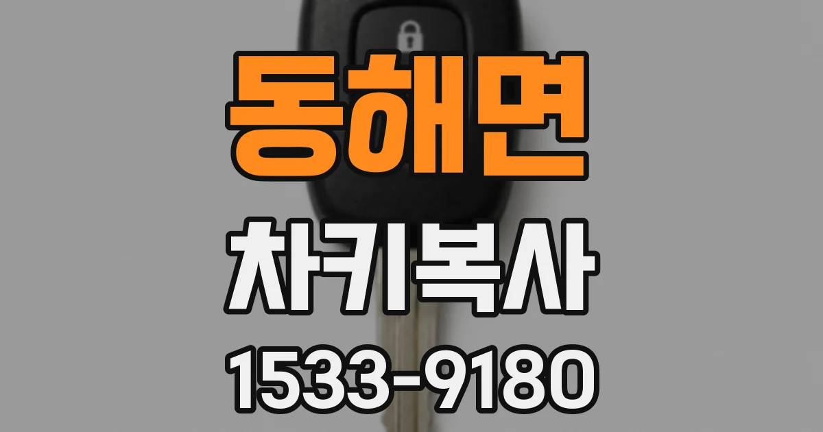 동해면 차키복사