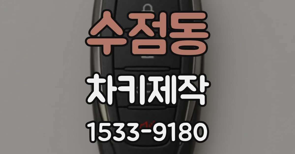 수점동 차키제작