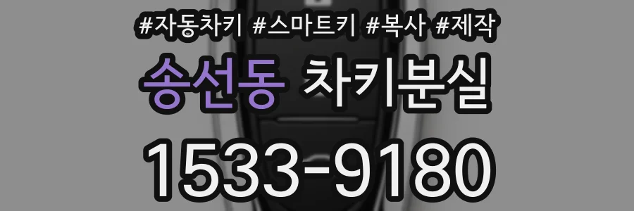 송선동 차키분실