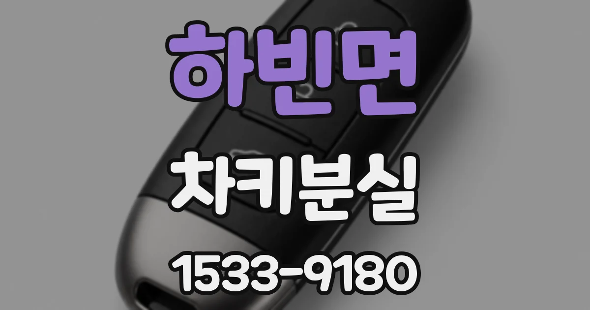 하빈면 차키분실
