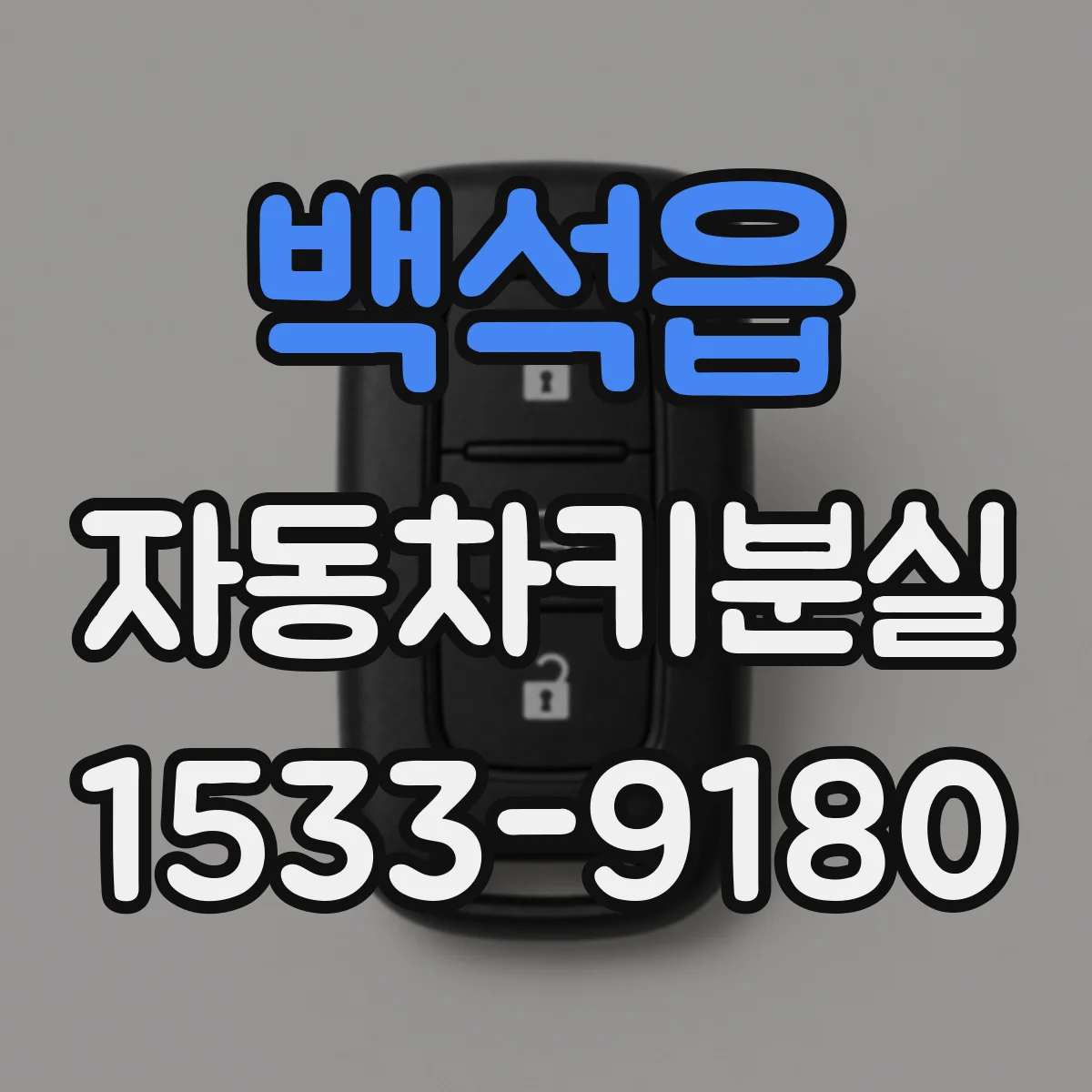 백석읍 자동차키분실