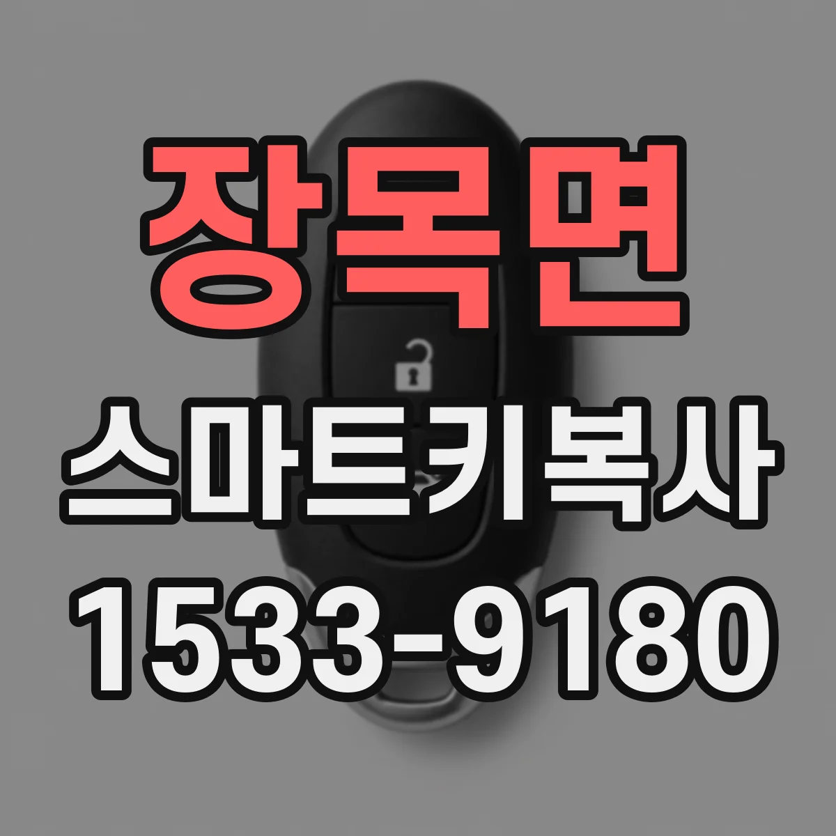 장목면 스마트키복사