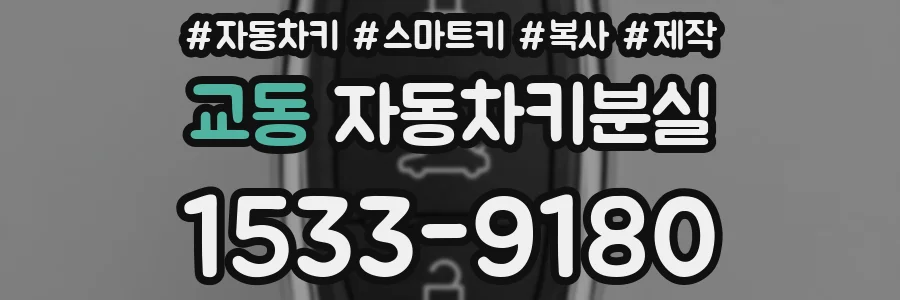교동 자동차키분실