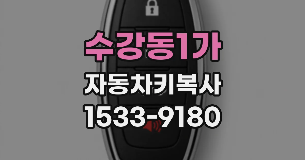 수강동1가 자동차키복사