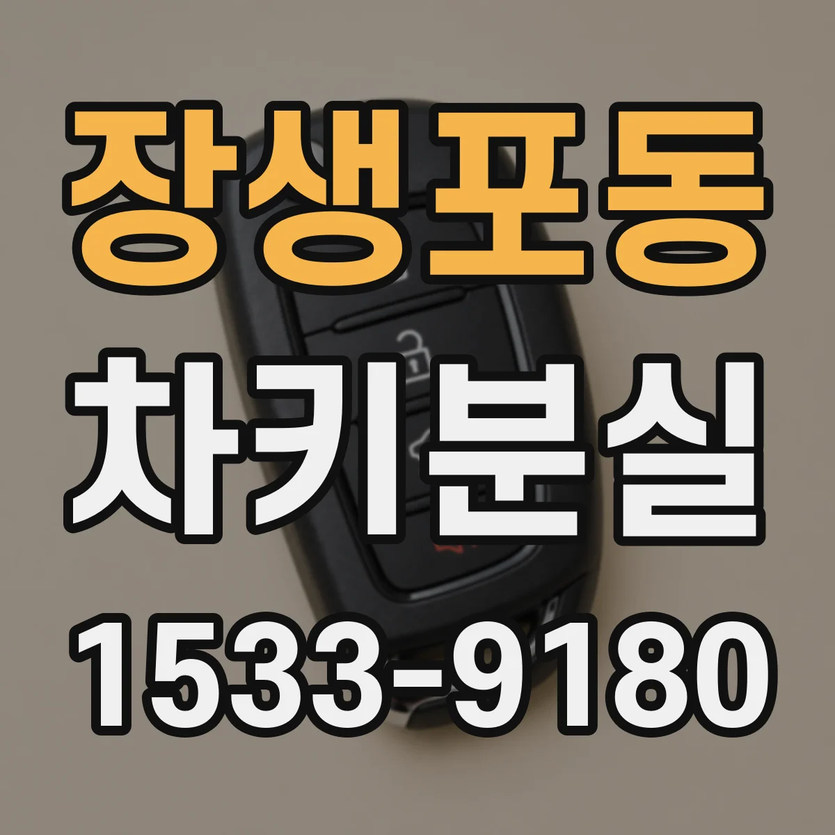 장생포동 차키분실