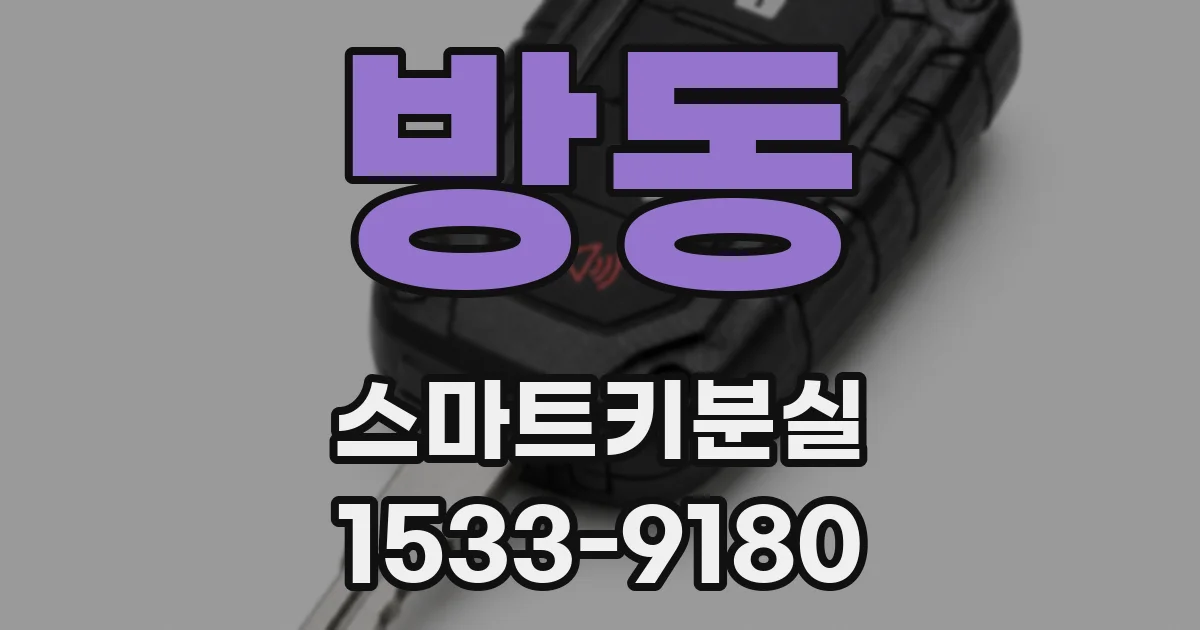 방동 스마트키분실