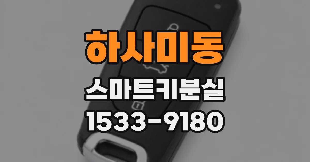하사미동 스마트키분실