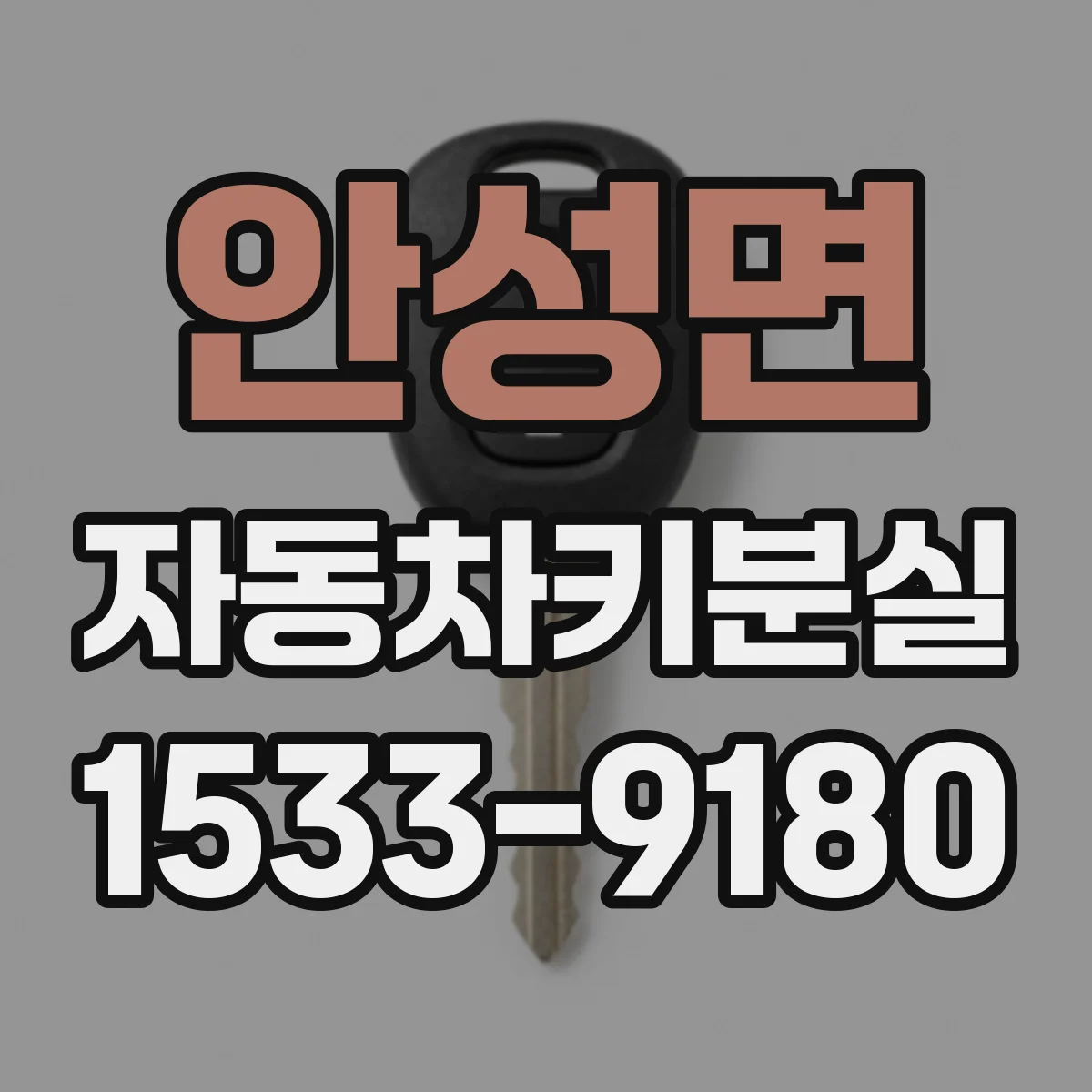 안성면 자동차키분실