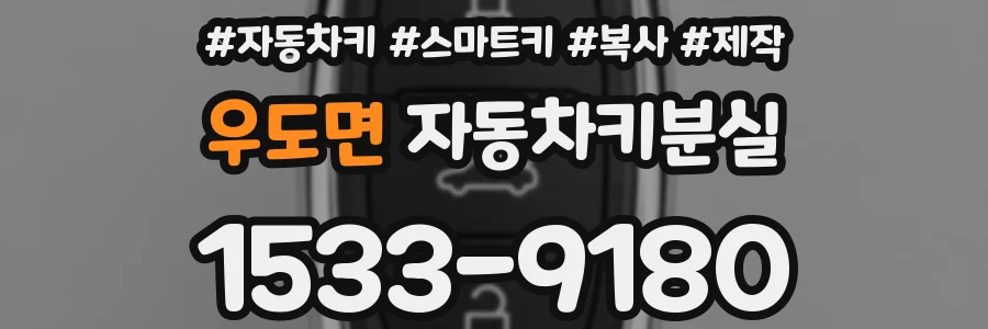 우도면 자동차키분실
