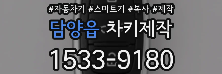 담양읍 차키제작