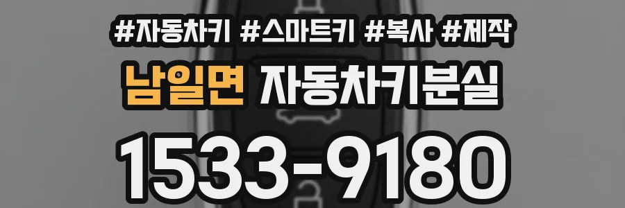 남일면 자동차키분실
