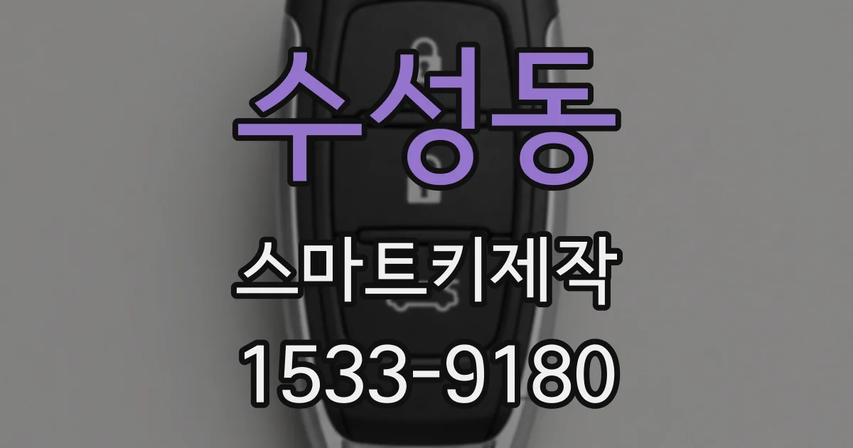 수성동 스마트키제작