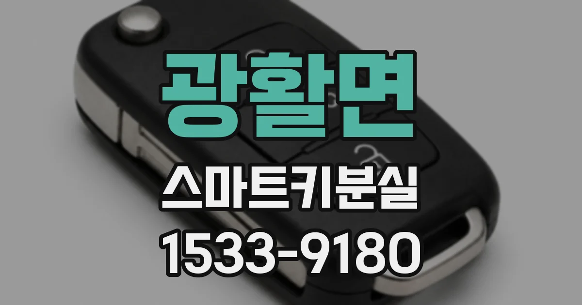 광활면 스마트키분실