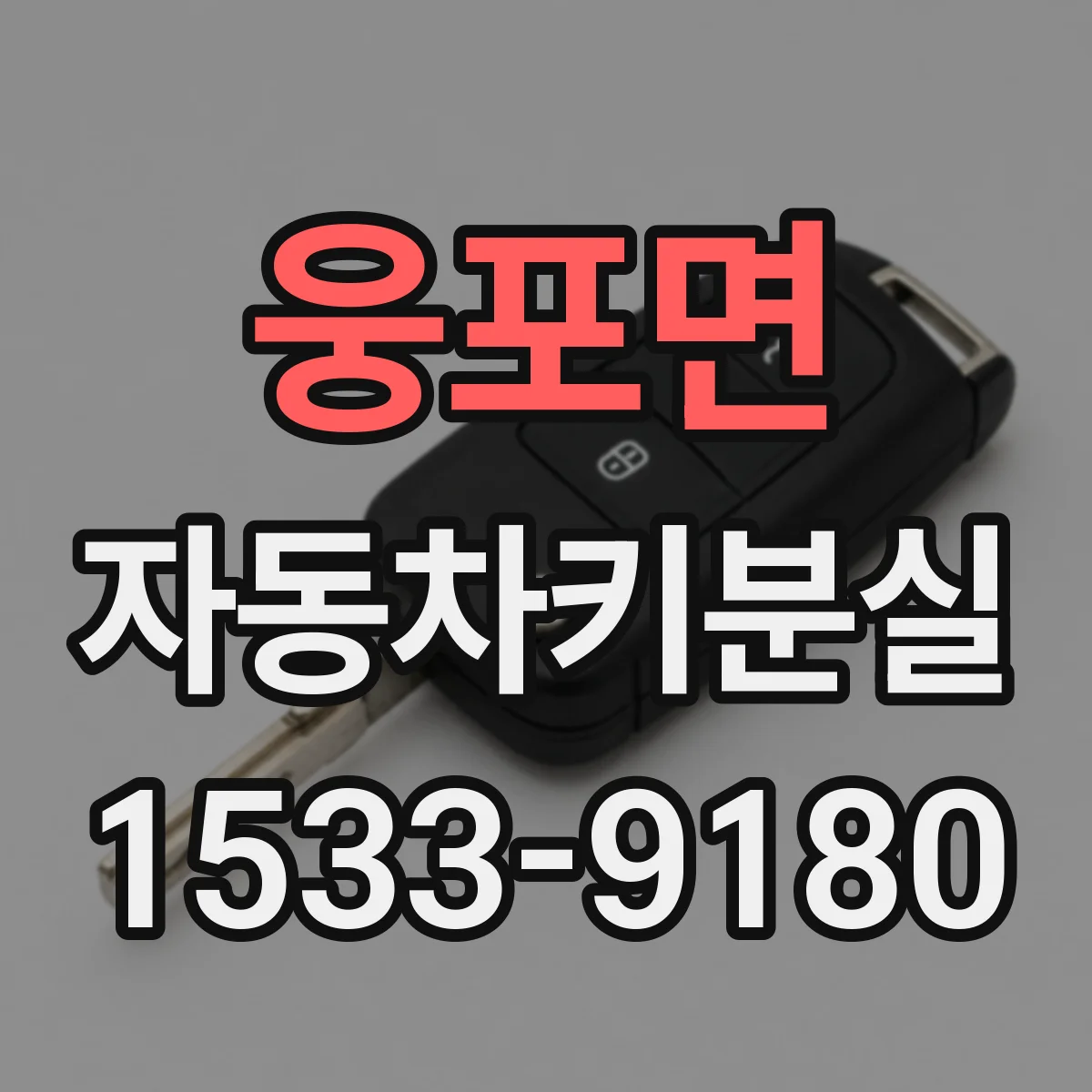 웅포면 자동차키분실