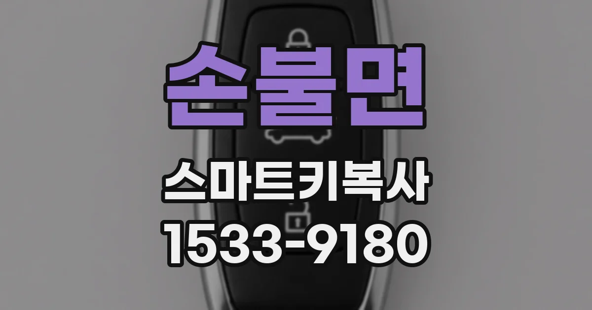 손불면 스마트키복사