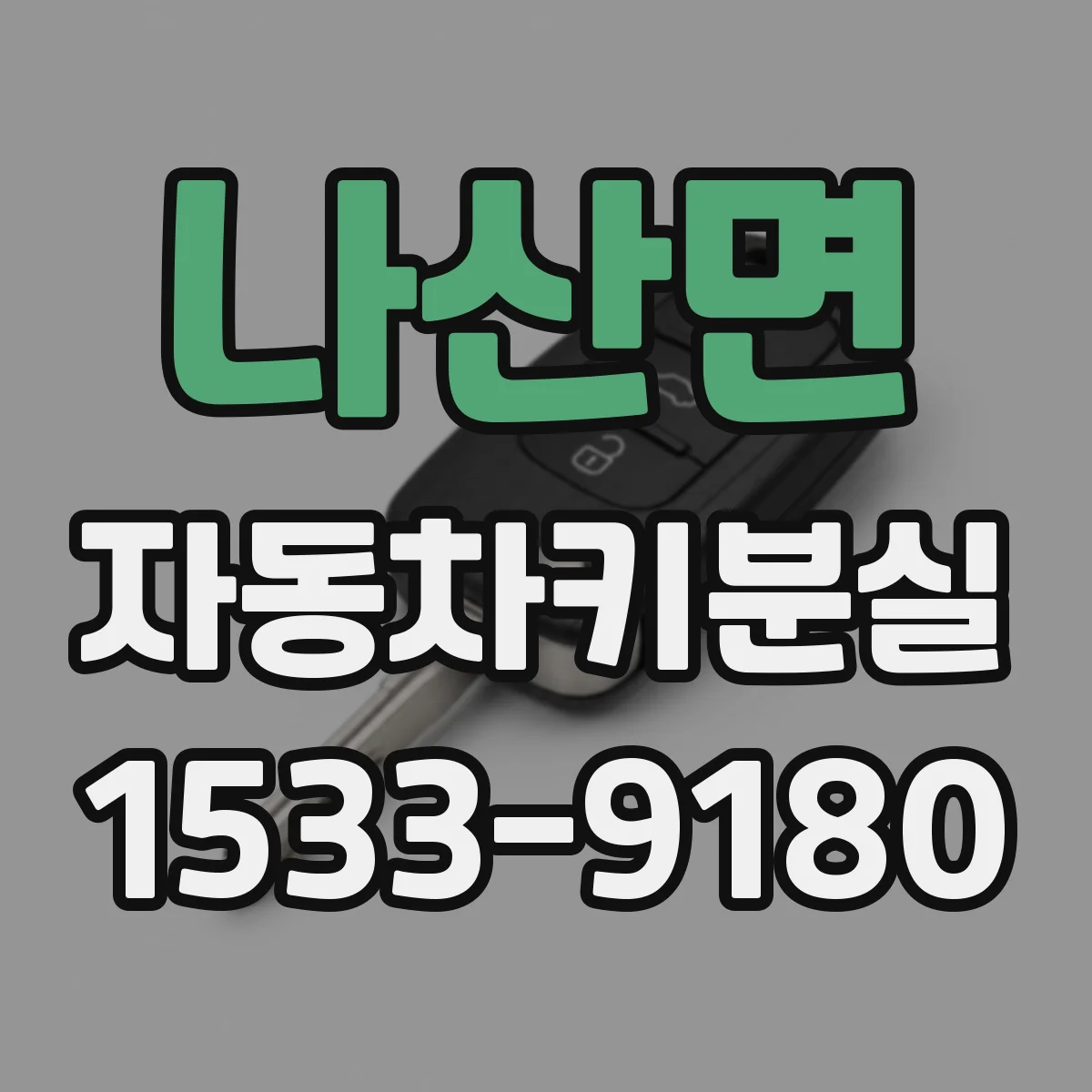 나산면 자동차키분실