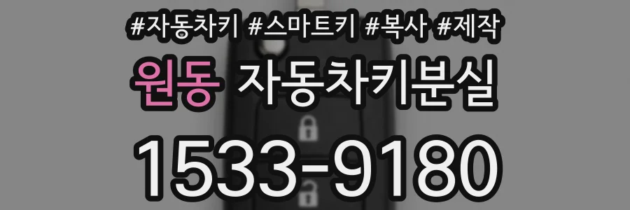 원동 자동차키분실