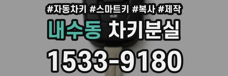 내수동 차키분실