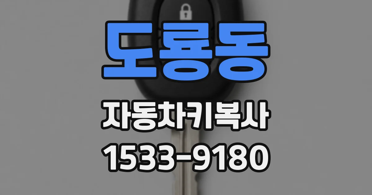 도룡동 자동차키복사