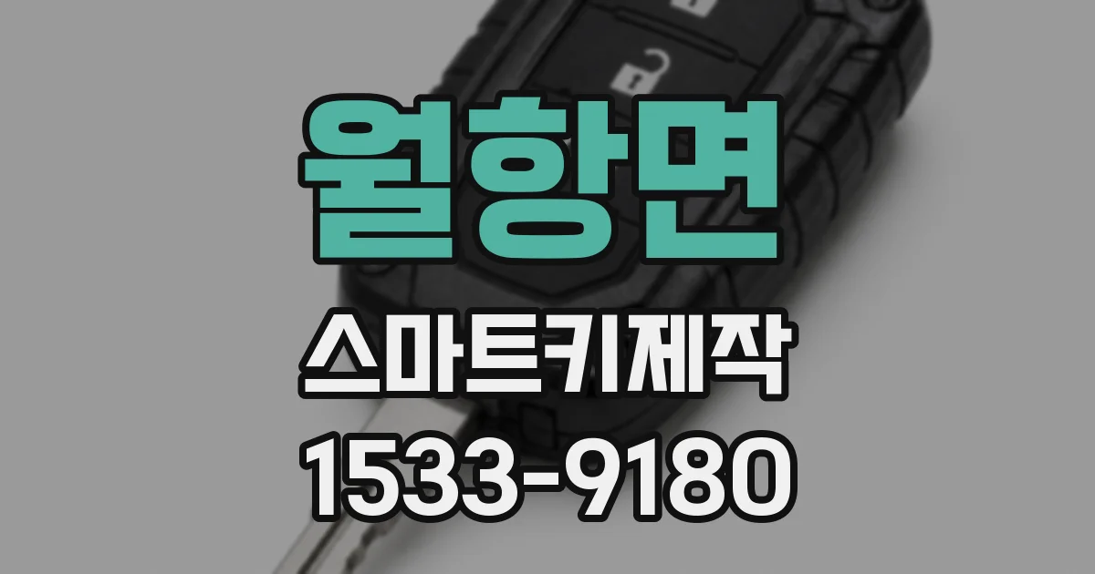 월항면 스마트키제작