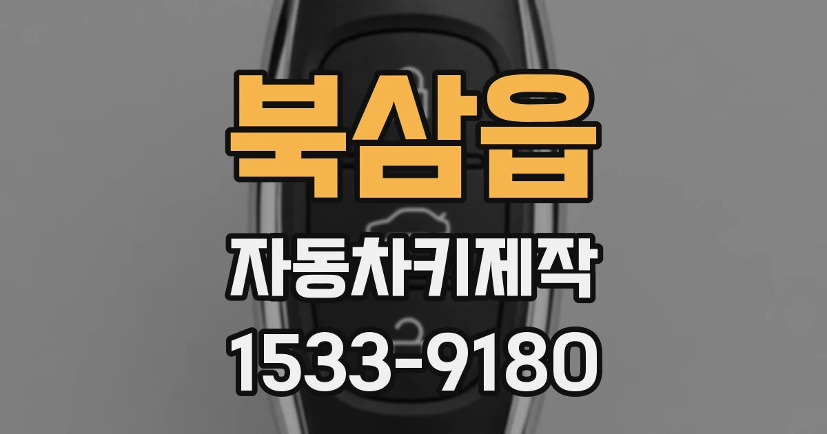 북삼읍 자동차키제작