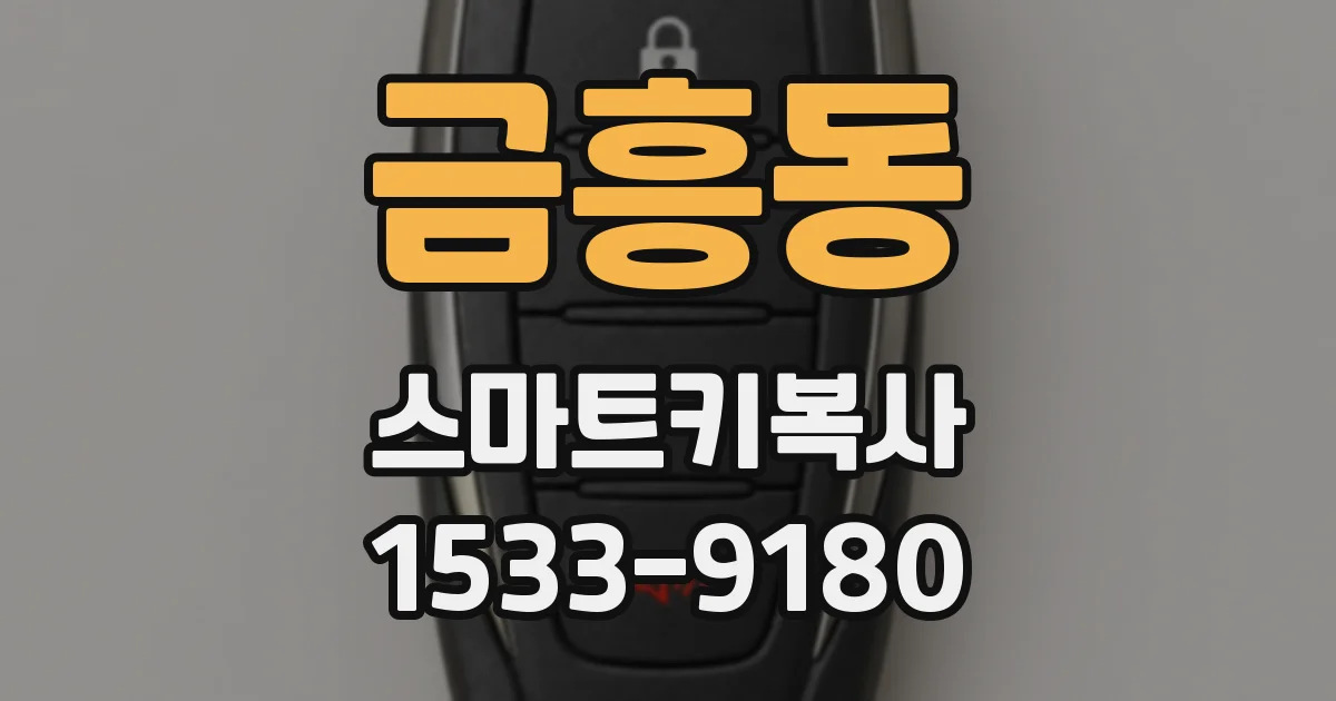 금흥동 스마트키복사