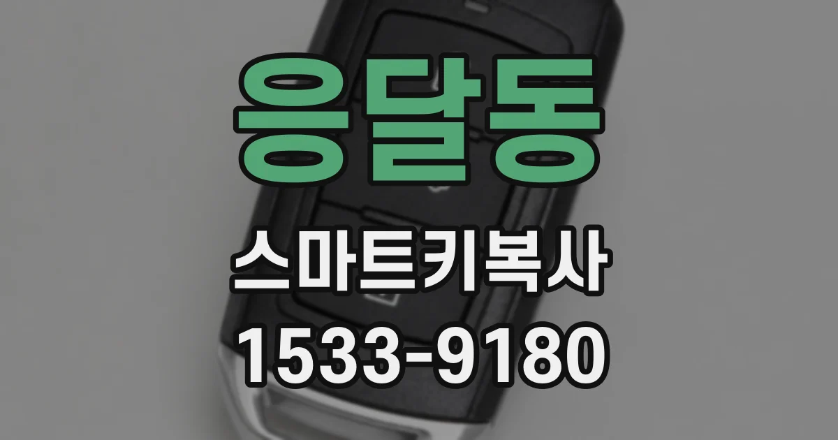 응달동 스마트키복사