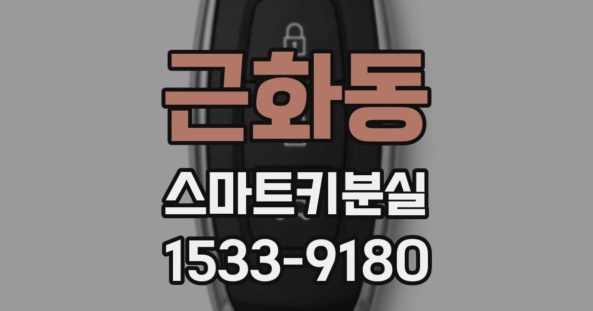 근화동 스마트키분실