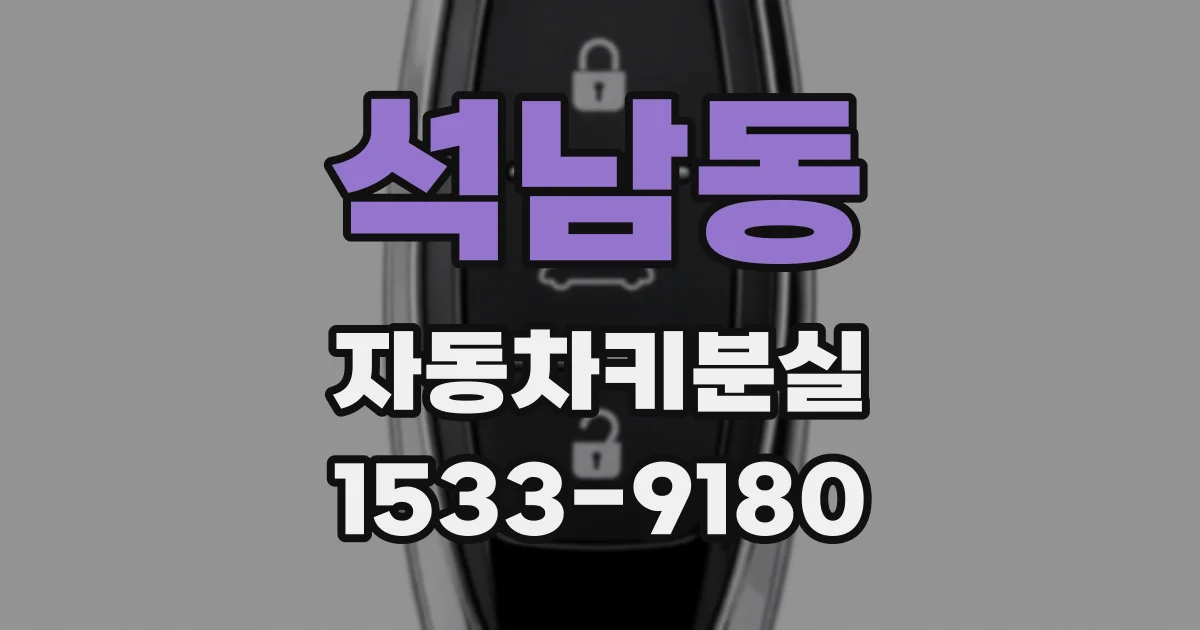 석남동 자동차키분실