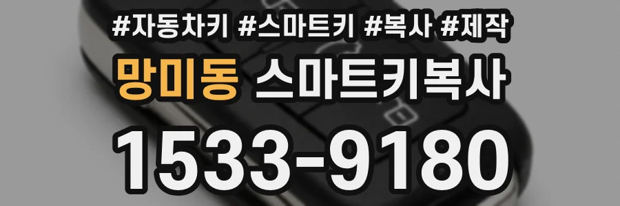 망미동 스마트키복사