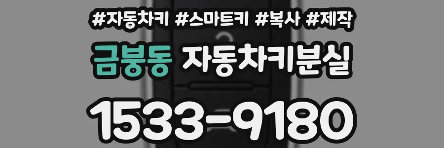 금붕동 자동차키분실