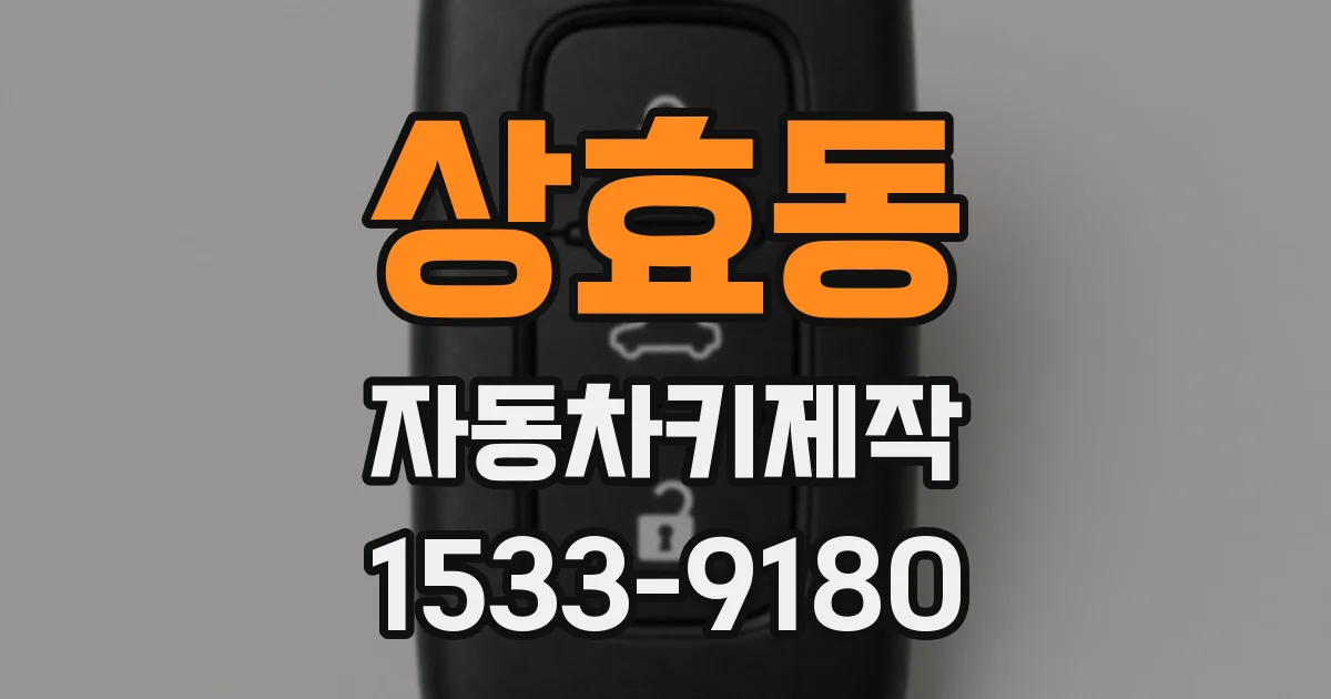 상효동 자동차키제작