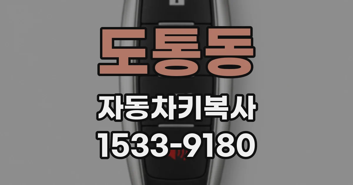 도통동 자동차키복사