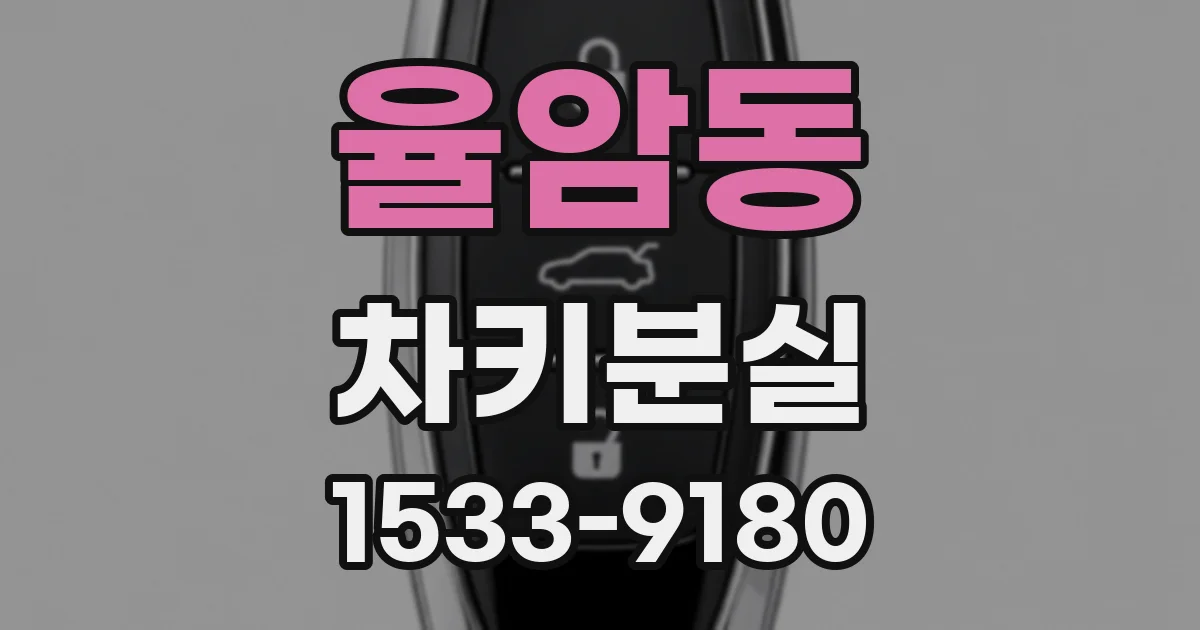 율암동 차키분실