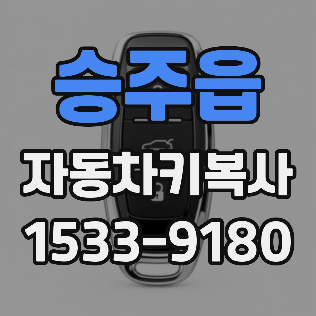 승주읍 자동차키복사