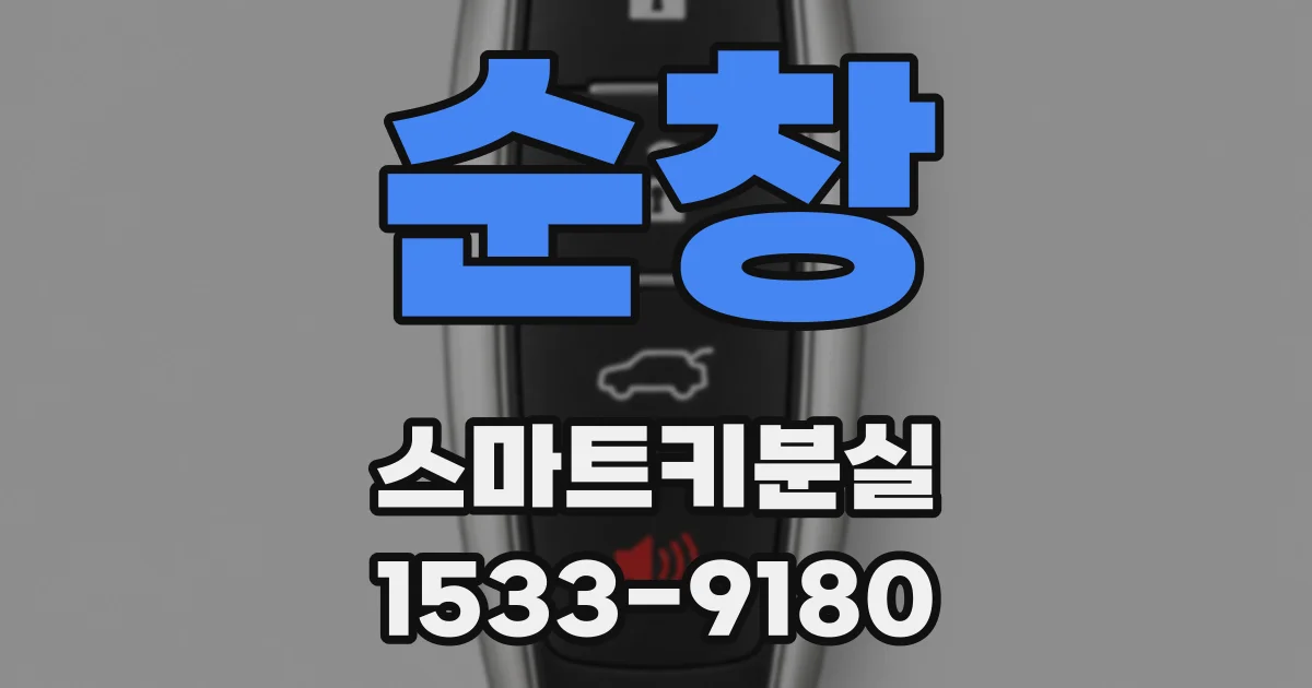 순창 스마트키분실