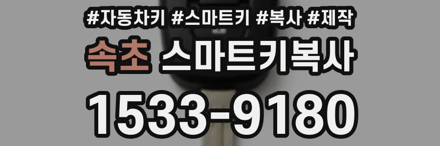 속초 스마트키복사