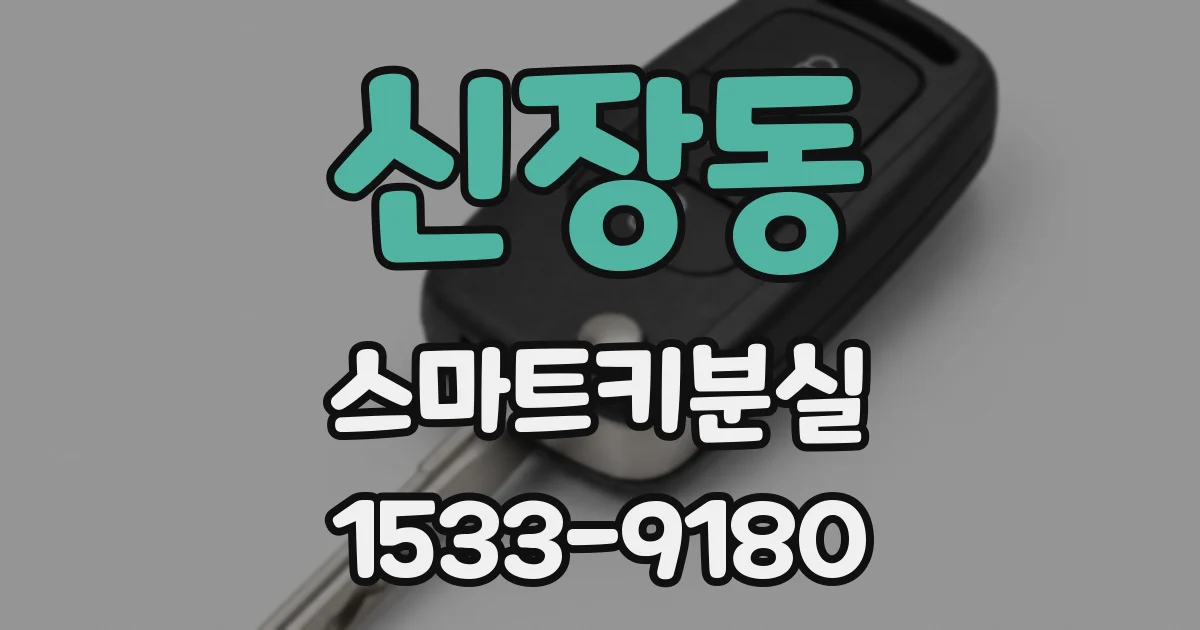 신장동 스마트키분실