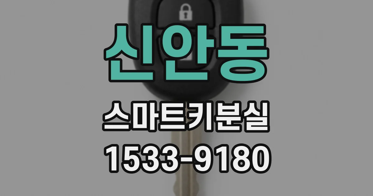 신안동 스마트키분실