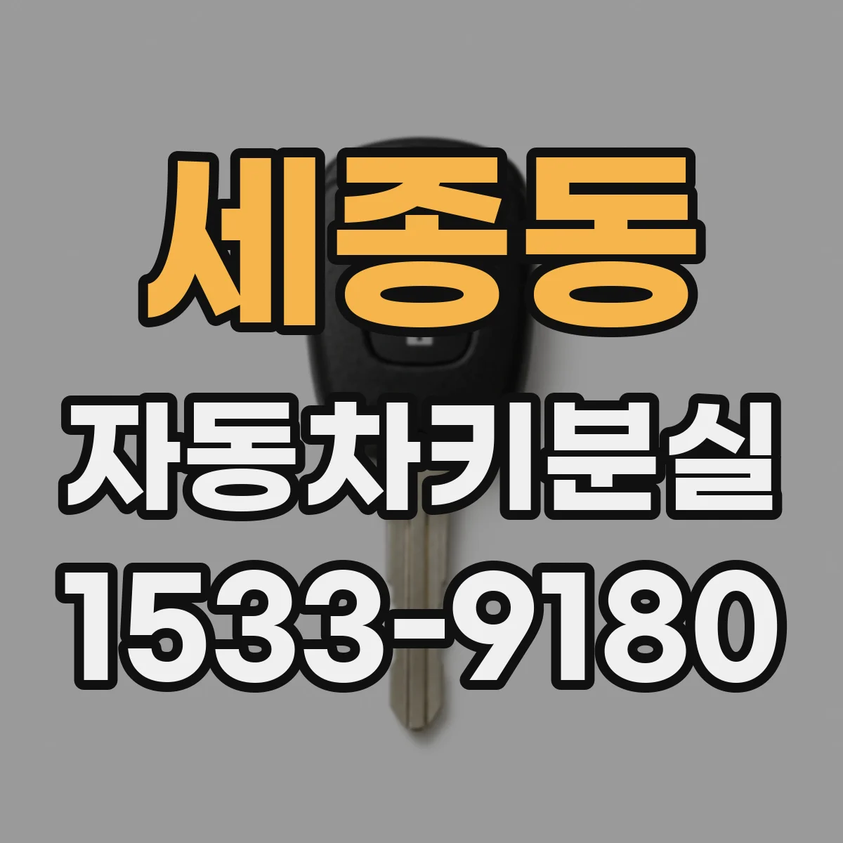 세종동 자동차키분실