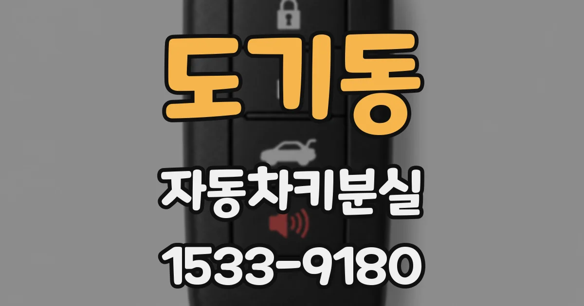 도기동 자동차키분실