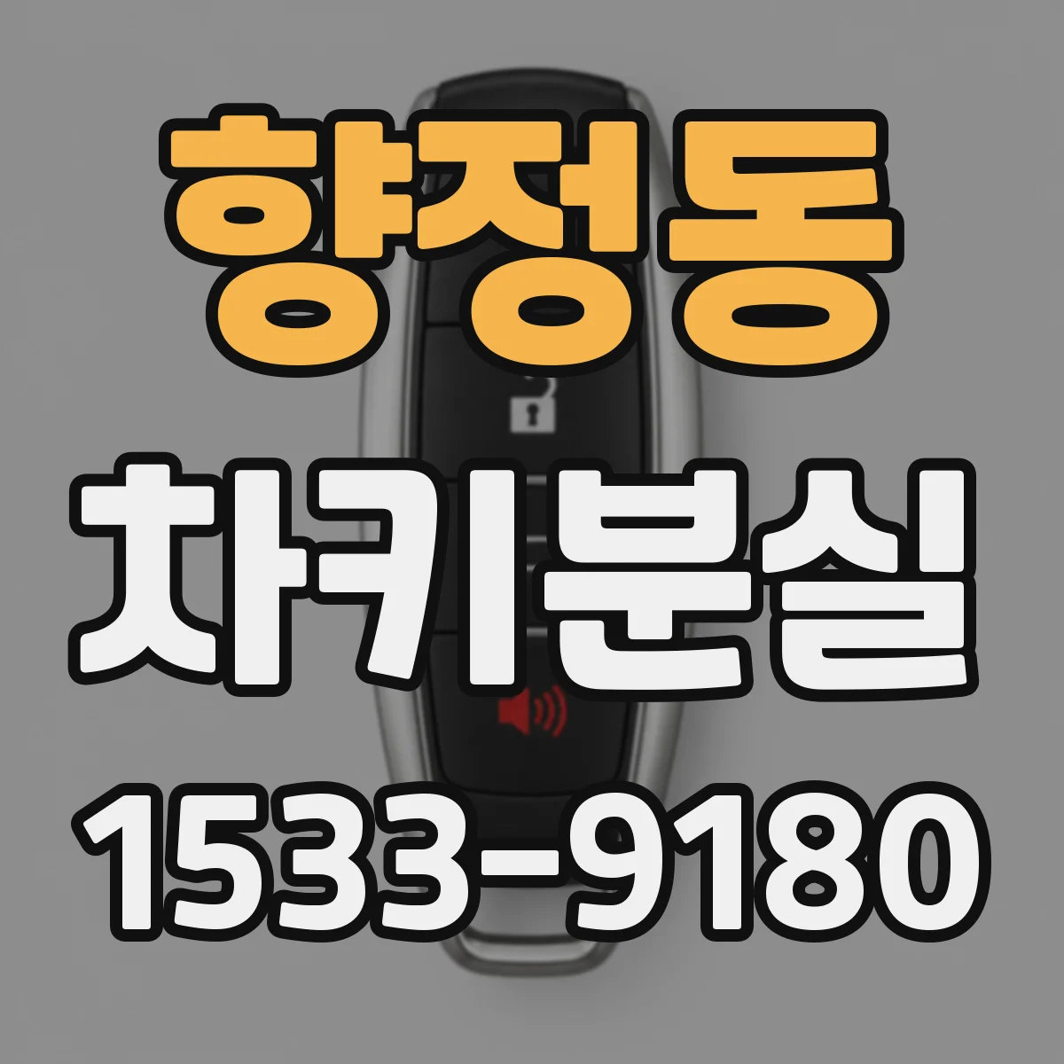 향정동 차키분실