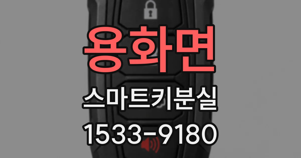 용화면 스마트키분실