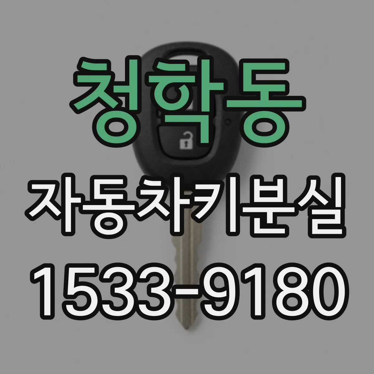 청학동 자동차키분실