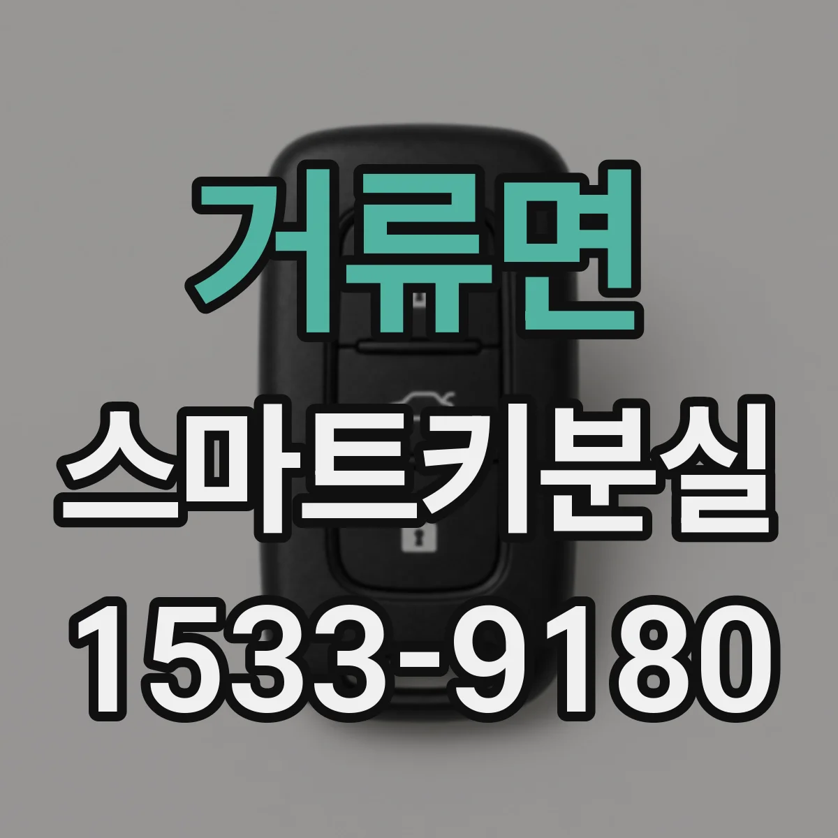 거류면 스마트키분실