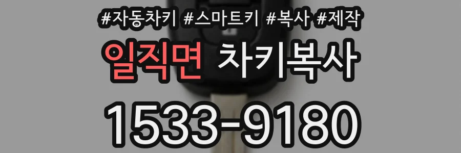 일직면 차키복사