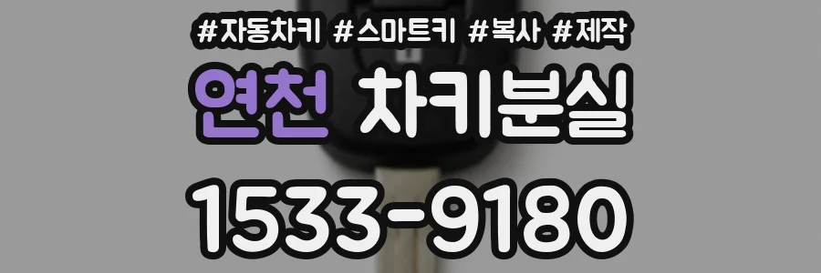 연천 차키분실