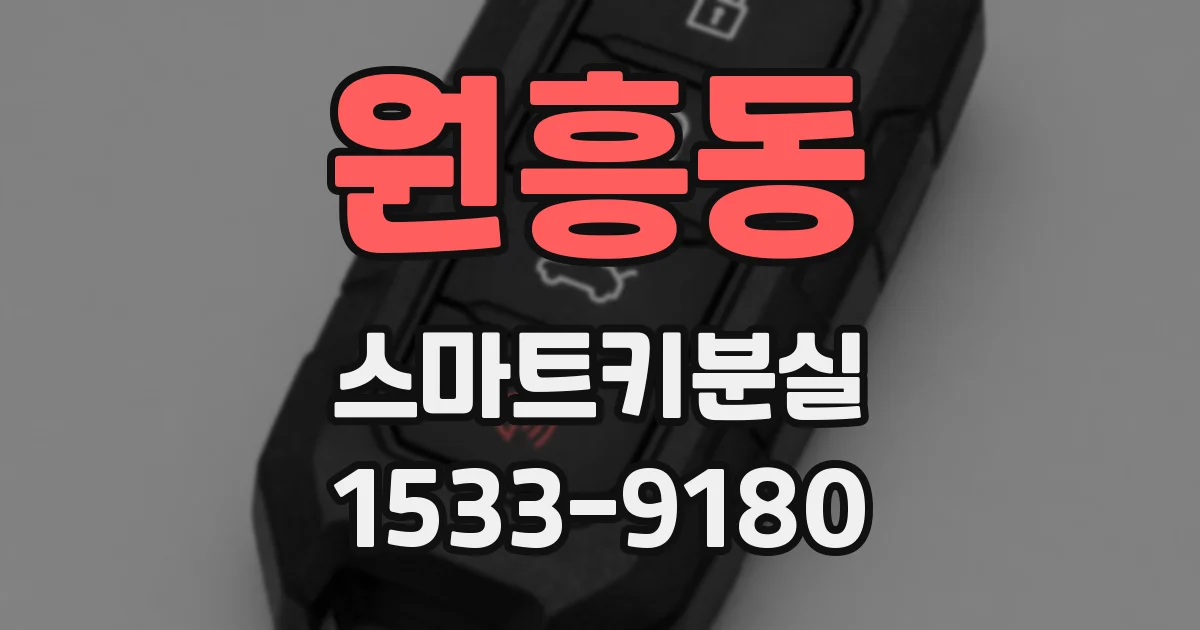 원흥동 스마트키분실