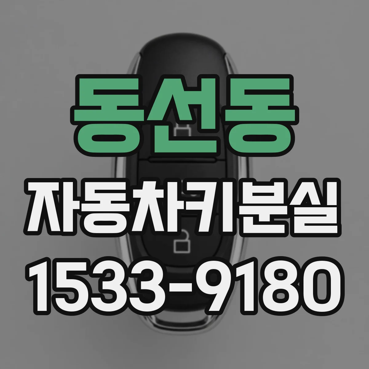 동선동 자동차키분실